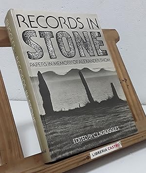 Seller image for Records in stone. Papers in memory of Alexander Thom for sale by Librer�a Castro