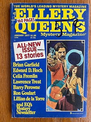 Bild des Verkufers fr Ellery Queen's Mystery Magazine January 1977 zum Verkauf von Scene of the Crime, ABAC, IOBA