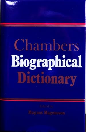 Chambers Biographical Dictionary 5th Edition