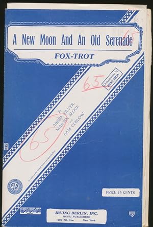 Bild des Verkufers fr Dance Orchestra Score: A New Moon and and Old Serenade (1939) zum Verkauf von CorgiPack