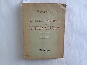 Imagen del vendedor de Historia Universal de la Literatura. a la venta por Librera "Franz Kafka" Mxico.