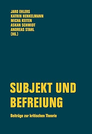 Seller image for Subjekt und Befreiung for sale by moluna