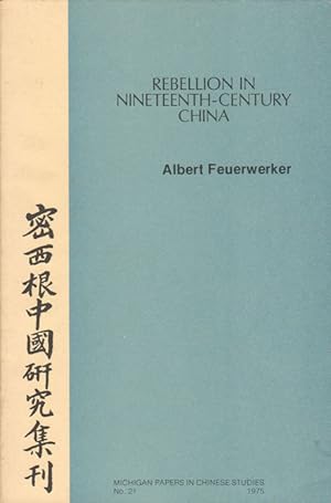 Bild des Verkufers fr Rebellion in Nineteenth-Century China. zum Verkauf von Asia Bookroom ANZAAB/ILAB
