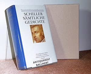 Bild des Verkufers fr Friedrich Schiller - Gedichte. Werke und Briefe in zwlf Bnden, hier nur Band 1 [= Bibliothek deutscher Klassiker Band 74]. zum Verkauf von Antiquariat Ballmert