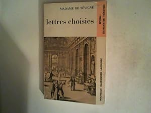 Bild des Verkufers fr Lettres choisies zum Verkauf von ANTIQUARIAT FRDEBUCH Inh.Michael Simon