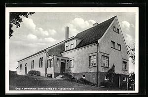 Bild des Verkufers fr Ansichtskarte Hckeswagen, Evangelisches Vereinshaus Scheideweg zum Verkauf von Bartko-Reher