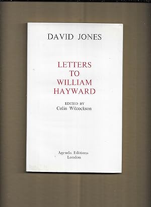 Bild des Verkufers fr Letters to William Hayward zum Verkauf von Gwyn Tudur Davies