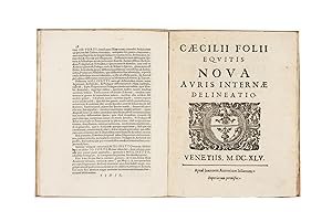 Seller image for [.] Nova auris internae delineatio for sale by Libreria Alberto Govi di F. Govi Sas