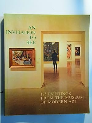 Imagen del vendedor de AN INVITATION TO SEE 125 PAINTINGS FROM THE MUSEUM OF MODERN ART a la venta por Historia, Regnum et Nobilia