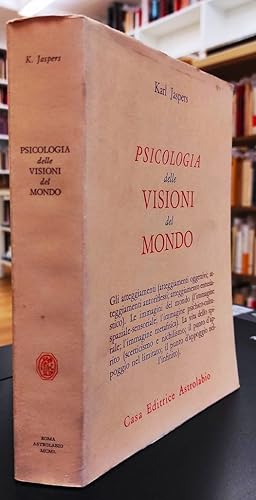 Immagine del venditore per Psicologia delle visioni del mondo venduto da Studio Bibliografico Viborada