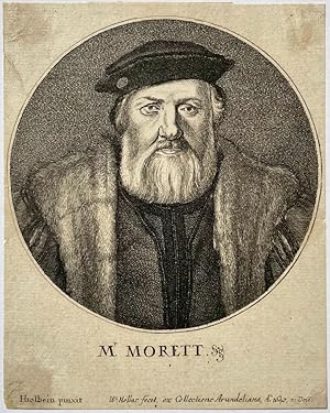 Seller image for Antique print, etching | Portrait of Mr. Morett: Charles de Solier de Morette, published 1647, 1 p. for sale by Antiquariaat Arine van der Steur / ILAB