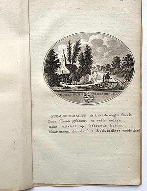 [Original city view, antique print] 't Dorp Oud-Loosdrecht, engraving made by Anna Catharina Brou...