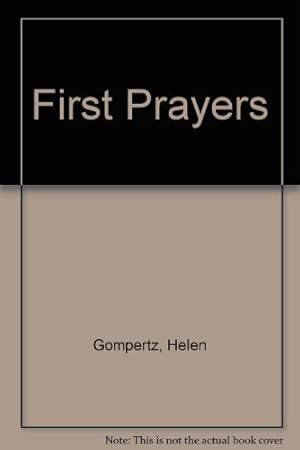 Bild des Verkufers fr First Prayers zum Verkauf von WeBuyBooks