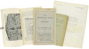 Bild des Verkufers fr 3 offprints, comprising:- - 'The Ossiferous Fissures in the Valley of the Shode near Igtham, Kent' [followed by 'The Vertebrate Fauna collected by Mr. Lewis Abbott from the Fissure near Igtham, Kent, by E.T.Newton], from The Journal of the Geological Society of London, Vol. 50, Part 2, No. 198 (1894) - 'The Prehistoric Races of Hastings' (Reprinted from the Saint Paul's Magazine), 1894 - 'The Geology & Prehistoric Races of the Hastings District', Oxford: Horace Hart, n.d. [circa 1912?] zum Verkauf von Blackwell's Rare Books ABA ILAB BA