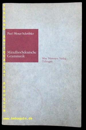 Bild des Verkufers fr Mittelhochdeutsche Grammatik. zum Verkauf von Antiquariat Bebuquin (Alexander Zimmeck)