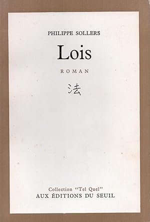 Seller image for Lois. Roman. for sale by Librairie Jean-Yves Lacroix