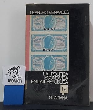 Seller image for La poltca econmica en la II Repblica for sale by MONKEY LIBROS