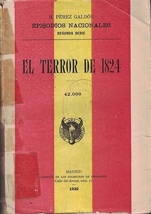 Imagen del vendedor de Episodios Nacionales. 2 serie. EL TERROR DE 1824 a la venta por Librera Torren de Rueda