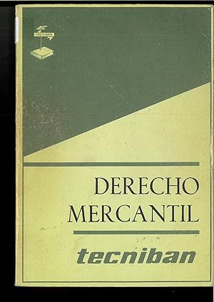 Imagen del vendedor de DERECHO MERCANTIL a la venta por Papel y Letras