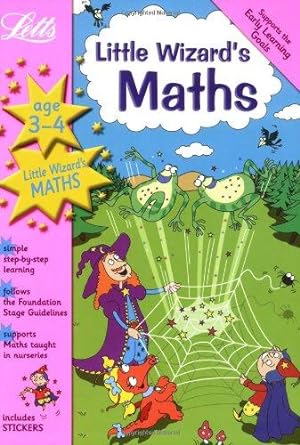 Seller image for Little Wizards Maths Age 3-4 (Letts Magical Topics) for sale by WeBuyBooks