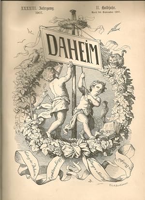 Daheim. Ein deutsches Familienblatt. 4.Jahrgang 1907. II. Halbjahrsband April bis September 1907.