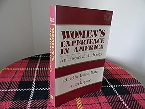 Imagen del vendedor de Women's Experience in America: An Historical Anthology a la venta por Hall's Well Books