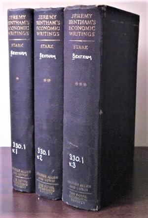 Jeremy Bentham's Economic Writings, Volume One, Volume Two, Volume Three