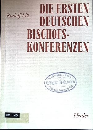 Bild des Verkufers fr Die ersten Deutschen Bischofskonferenzen. zum Verkauf von books4less (Versandantiquariat Petra Gros GmbH & Co. KG)