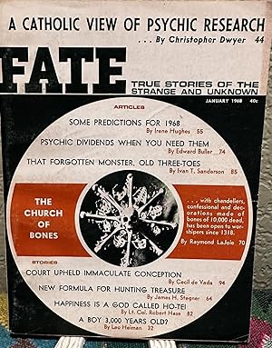 Fate Magazine; True Stories of the Strange and Unknown January 1968 Vol. 21 No. 1 Issue 214