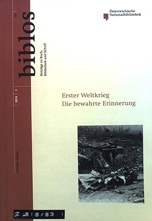 Imagen del vendedor de Der Groe Krieg als "echter Segenbringer". ber das Sammeln von Sodatenliedern whrend des ERsten Weltkriegs : in- Erster Weltkrieg.Die bewahrte Erinnerung. 2014. Bd. 1 biblos 64. Beirge zu Buch, Bibliothek und Schrift a la venta por books4less (Versandantiquariat Petra Gros GmbH & Co. KG)