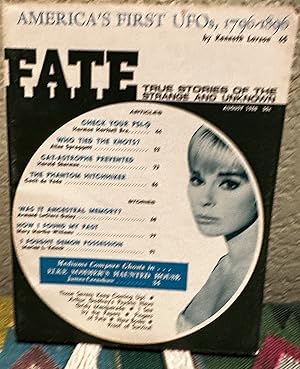 Fate Magazine; True Stories of the Strange and Unknown August 1968 Vol. 21 No. 8 Issue 221