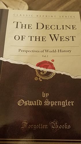 Immagine del venditore per Decline of the West volume 2 Perspectives on World History venduto da Fantastic Book Discoveries