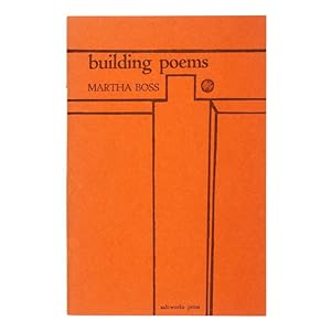 Bild des Verkufers fr Building Poems. zum Verkauf von Douglas Stewart Fine Books