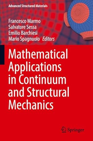 Bild des Verkufers fr Mathematical Applications in Continuum and Structural Mechanics zum Verkauf von AHA-BUCH GmbH