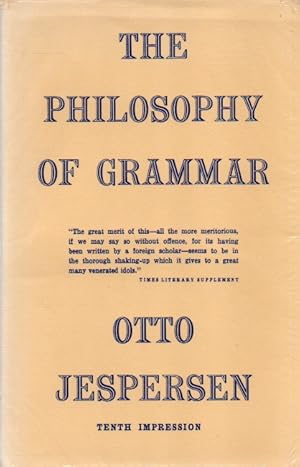 Immagine del venditore per The Philosophy of Grammar venduto da San Francisco Book Company