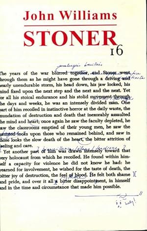 Immagine del venditore per Stoner - John L. Williams venduto da Book Hmisphres