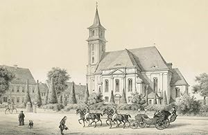 Dessau-RoÃlau, Kirchenansicht , Dessau-RoÃlau. - Kirchenansicht. - Pozzi. - "Die St. Johannis K...