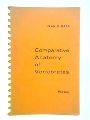 Bild des Verkufers fr Comparative Anatomy of Vertebrates zum Verkauf von World of Rare Books