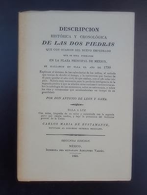 Image du vendeur pour Descripcion Historica y Cronologica De Las Dos Piedras mis en vente par Springwell Books