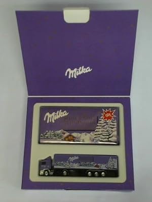 Bild des Verkufers fr Milka Christmas Truck mit Schokolade zum Verkauf von Celler Versandantiquariat