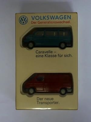 Image du vendeur pour Volkswagen - Der Generationenwechsel. Set mit 2 Automodellen mis en vente par Celler Versandantiquariat