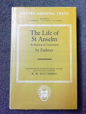 Life of St.Anselm, Archbishop of Canterbury (Mediaeval Texts)