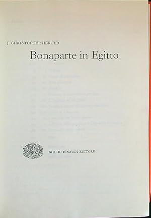 Bonaparte in Egitto