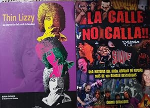 LA CALLE NO CALLA Una historia del rock urbano en España más de 100 bandas destacadas + THIN LIZZ...