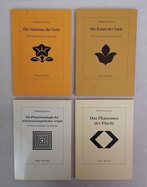 Bild des Verkufers fr Die Substanz der Seele. Vom Beisichsein des Menschen. Konvolut: Vier Taschenbcher von Wilhelm Reese. Die Phnomenologie der schweren krperlichen Arbeit. Das Phnomen der Flucht. Die Kunst der Seele. zum Verkauf von Antiquariat Bler