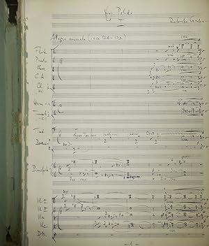 Symphony No.1 (Dyeline copy of MS full score)