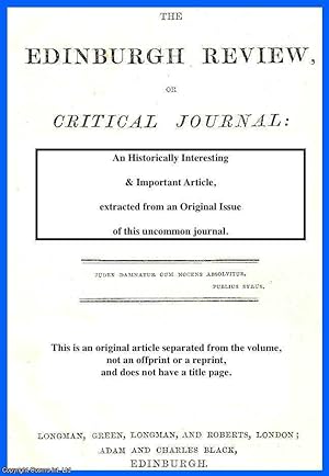 Seller image for Barrow's Travels into the Interior of Southern Africa. An account of the land, its inhabitants,etc. An uncommon original article from the Edinburgh Review, 1804. for sale by Cosmo Books