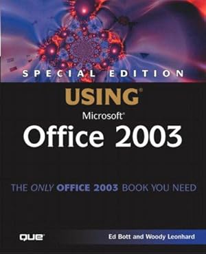 Bild des Verkufers fr Special Edition Using Microsoft Office 2003 zum Verkauf von WeBuyBooks