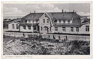AK Kinderheim Köhlbrand E. V. Ording Außenansicht St. Peter-Ording 1950er/1960er Jahre gelaufen