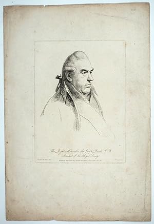 The Right Honorable Sir Joseph Banks K. B. President of the Royal Society